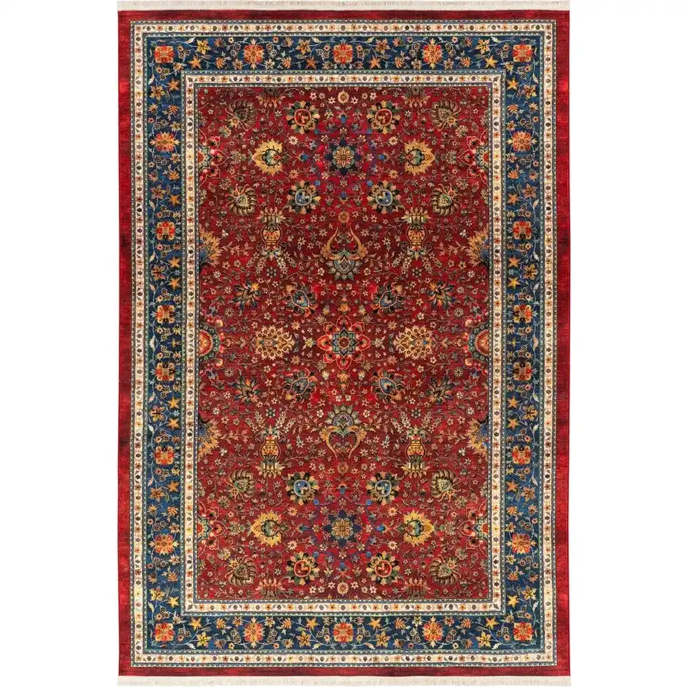 فرش ماشینی سنتی طرح 25cs0360 لاکی 1000 شانه